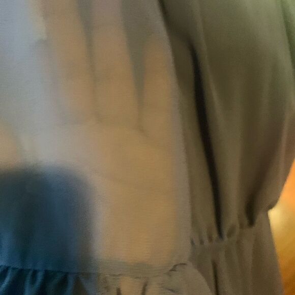 Blue Flowy Romper   - Picture 4 of 4